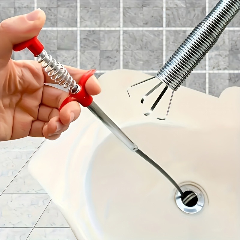 Drain Pipe Clip - Desatascador de alcantarillas de 1 pieza,