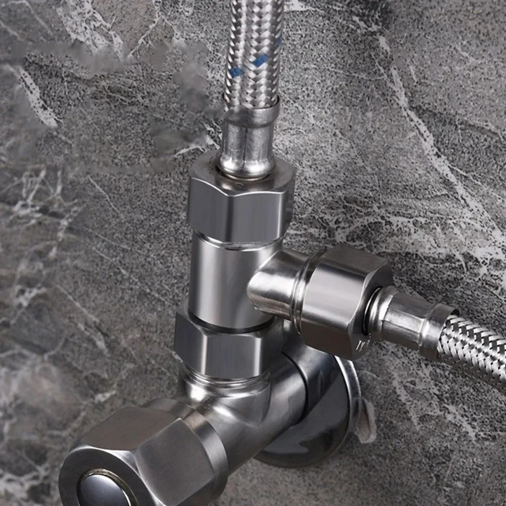 Shower Valve Cartridge - Adaptador en T de Acero Inoxidable