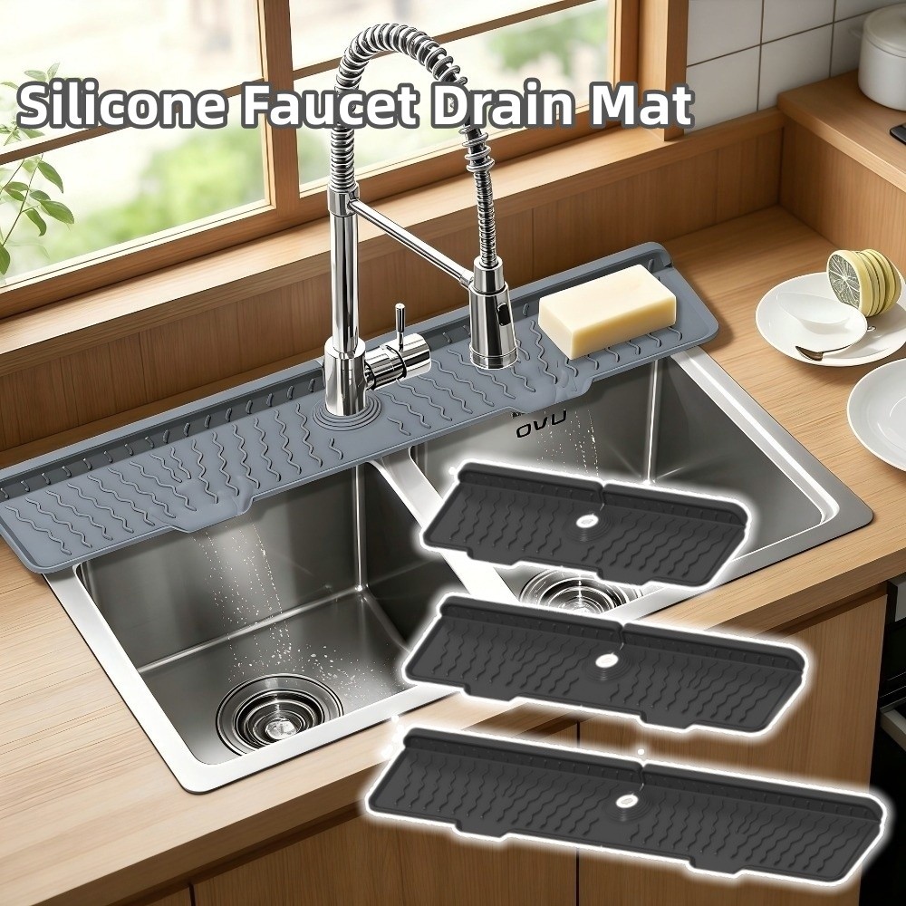 Silicone Tap Washer - Nuevo Tapete de Silicona Antideslizante para
