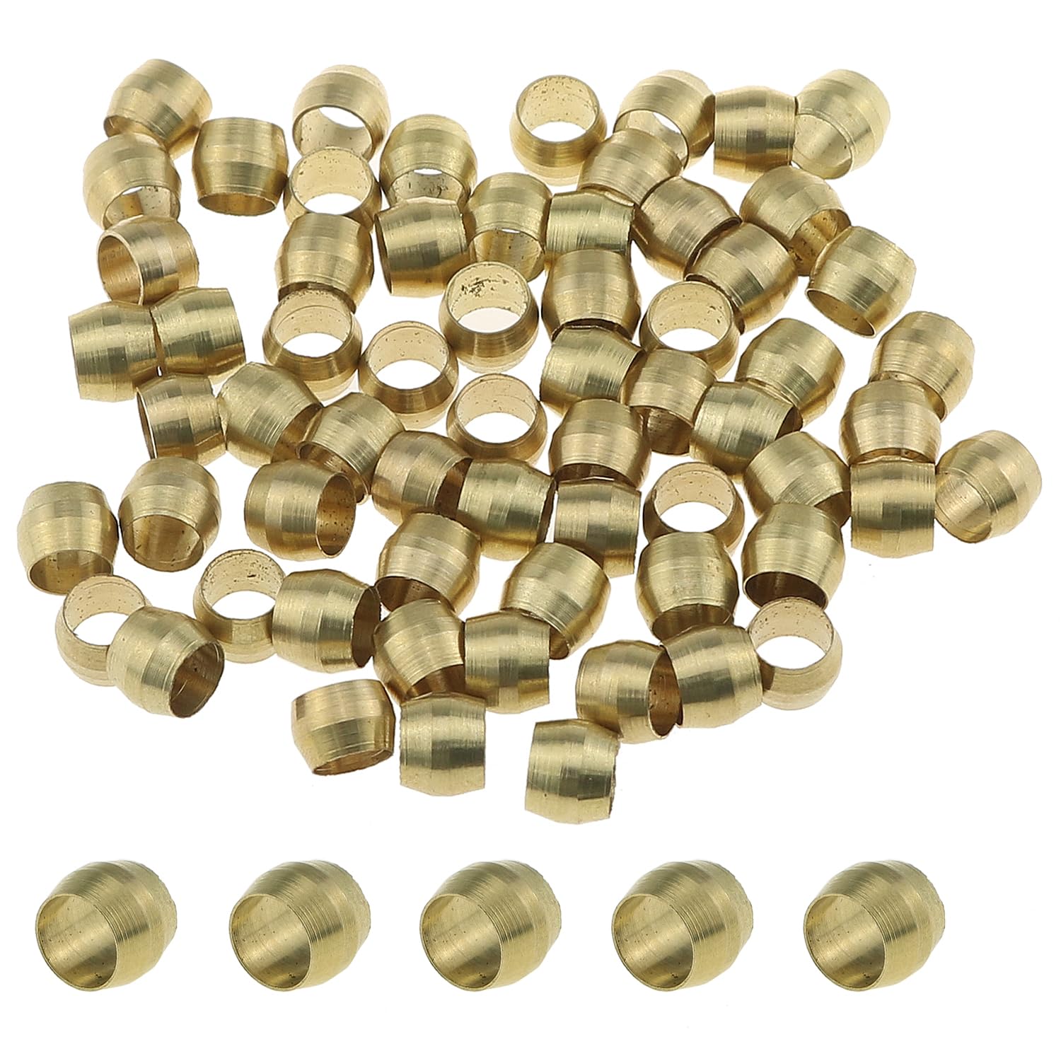 Compression Fitting Brass - 100 Uds casquillos de latón casquillos