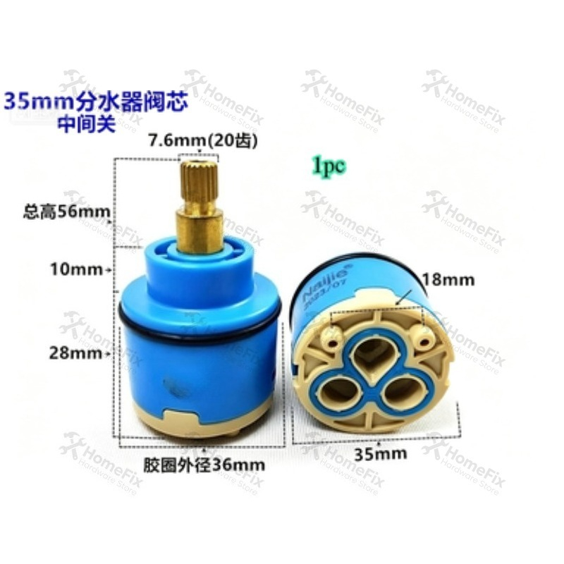 1 unidad de cartucho de válvul - Basin Mixer Cartridge reseña y precio
