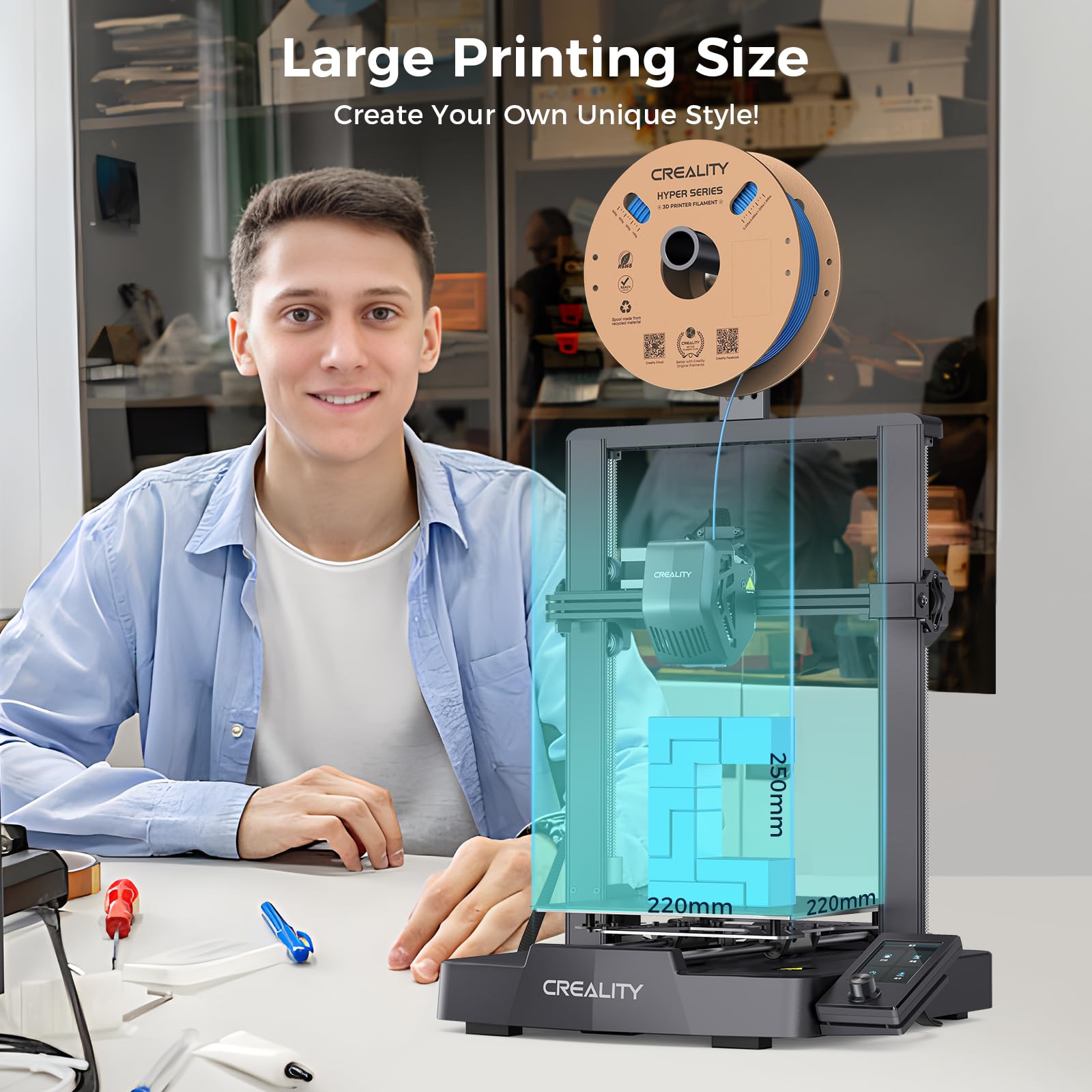 CREALITY Ender-3 V3 SE impreso - Creality Printer Ender 3 V3 reseña y precio