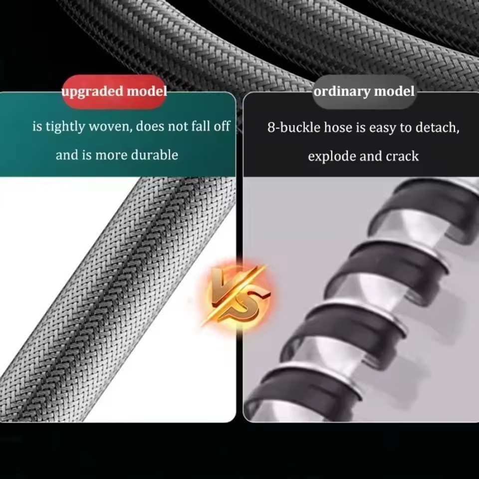 Tubo de ducha trenzado de nail - Flexible Hose Braided reseña y precio