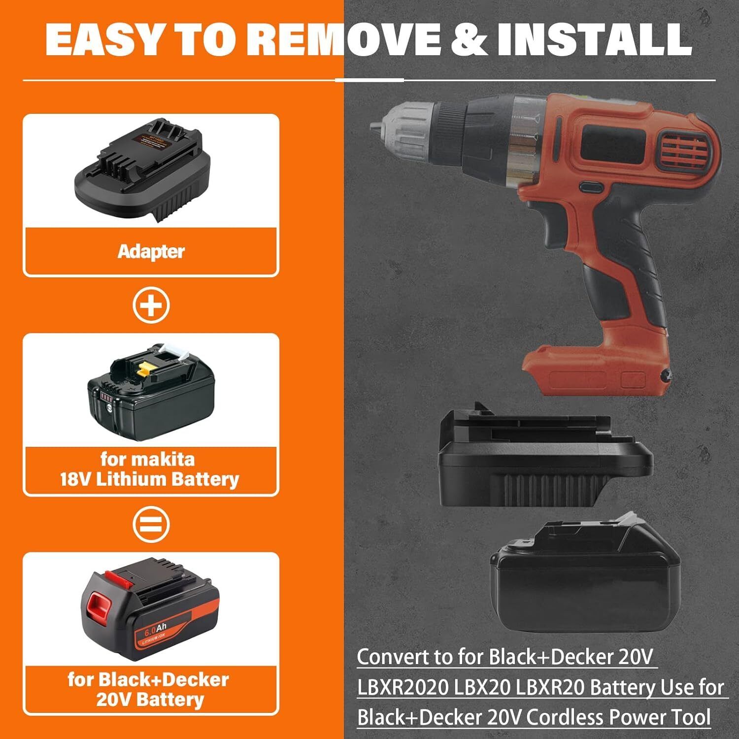 Convertidor para herramientas  - Black+Decker Tool Cordless reseña y precio